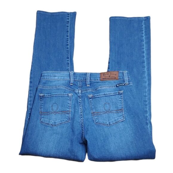 𝅺Lucky Brand Sofia Straight Leg Jeans Size 6 / 28 Long - Picture 4 of 9